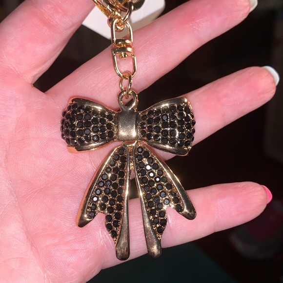 purse charm Accessories - Rhinestone bow purse/bag charm keychain nwt